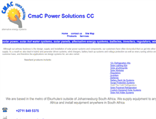 Tablet Screenshot of cmacpower.co.za